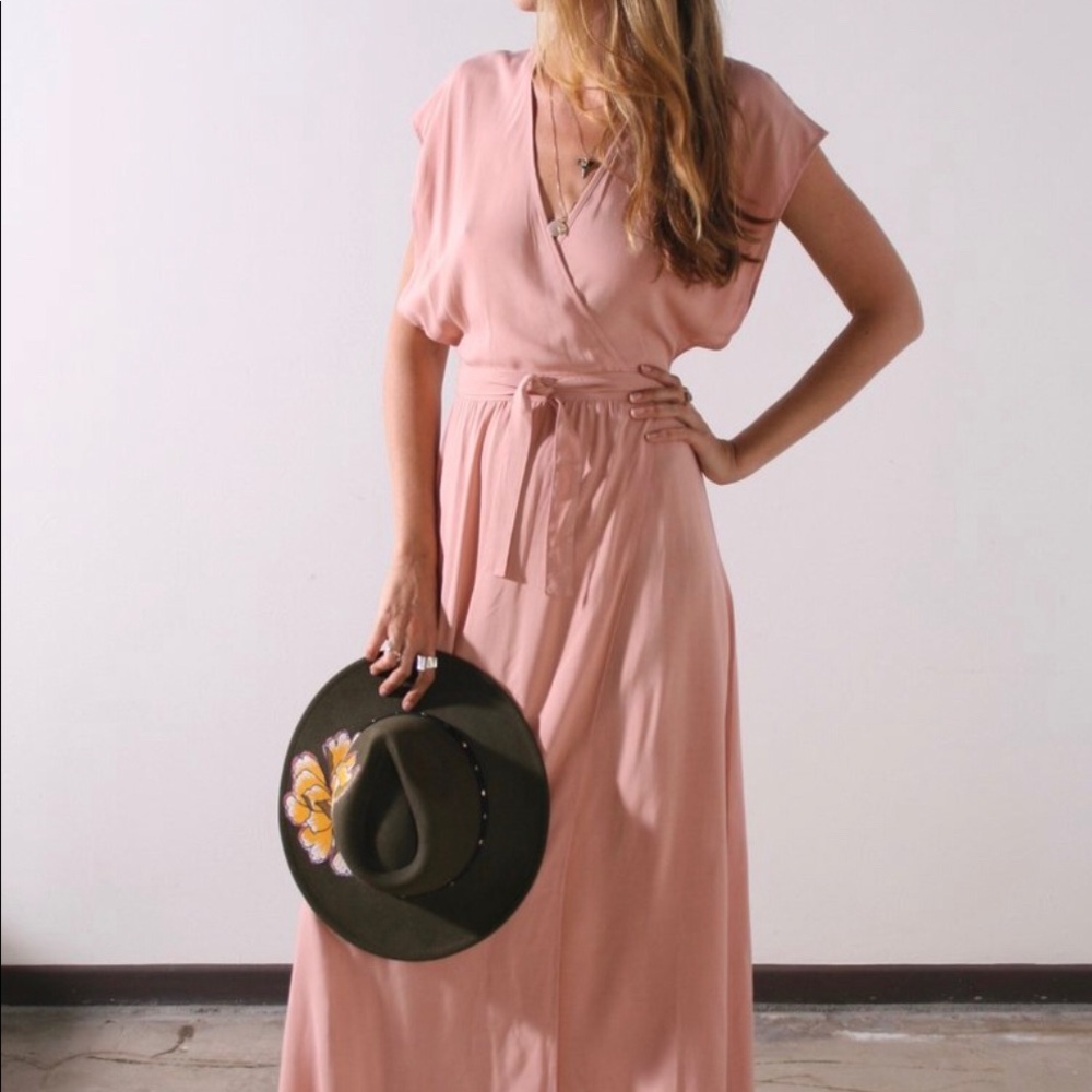 Tysa Garbo dress in Nude